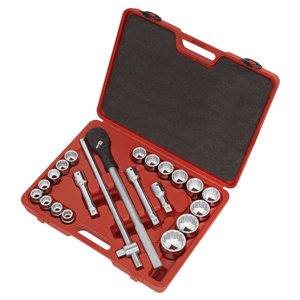 Socket Set 3/4"Sq Drive 12-point 22pc AK2598