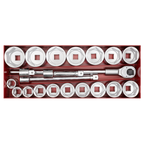 Socket Set 1"Sq Drive 22pc AK261