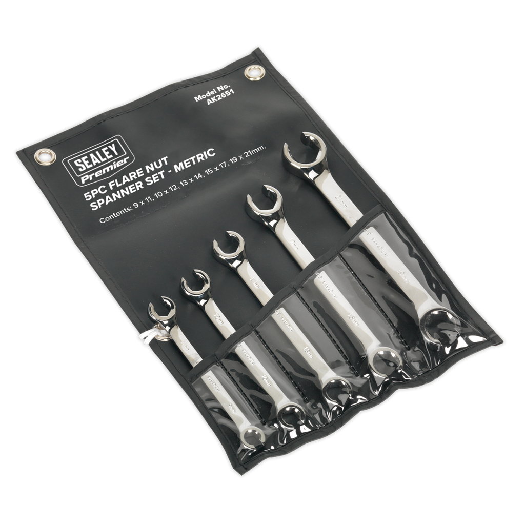 Flare Nut Spanner Set 5pc AK2651