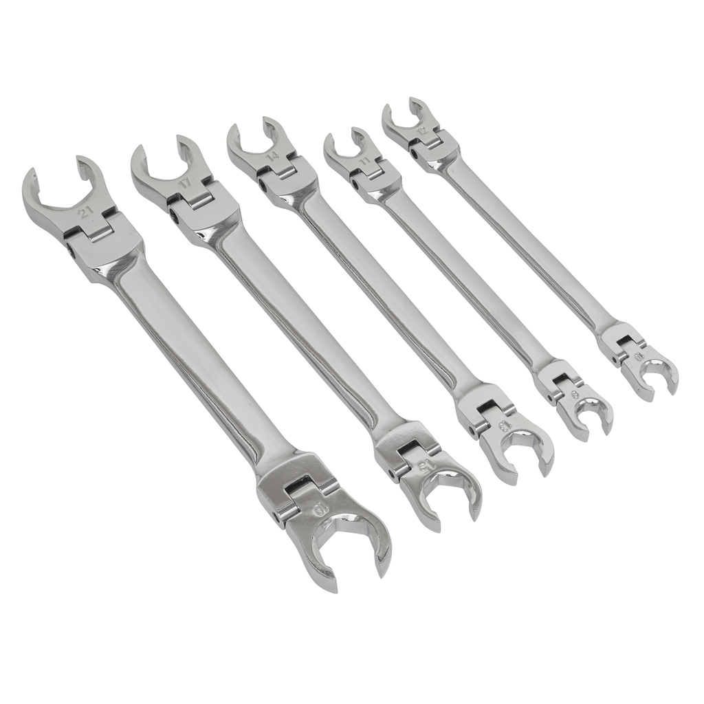 Flexi-Head Flare Nut Spanner Set 5pc AK2652