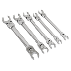 Flexi-Head Flare Nut Spanner Set 5pc AK2652