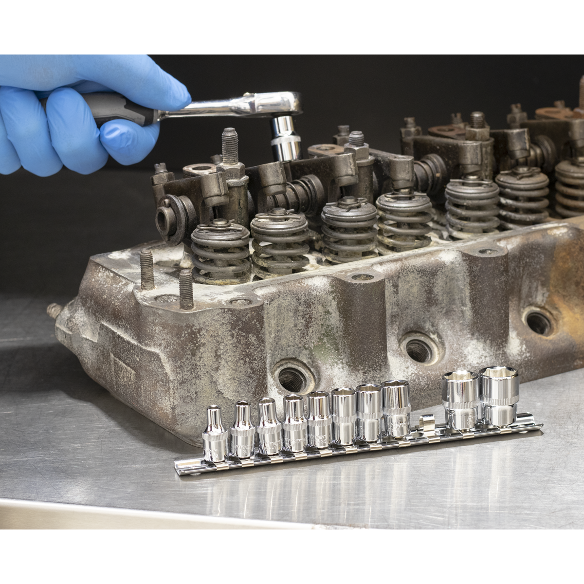 Imperial Socket Set 1/4"Sq Drive 11pc AK2670