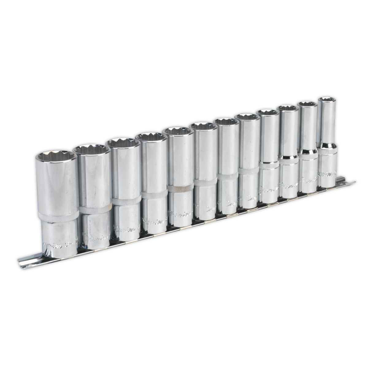 Deep Socket Set 12-Point 1/2"Sq Drive 12pc AK2685