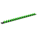 Socket Retaining Rail with 16 Clips 1/4"Sq Drive - Hi-Vis Green AK27052HV