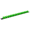 Socket Retaining Rail with 16 Clips 1/2"Sq Drive - Hi-Vis Green AK27054HV