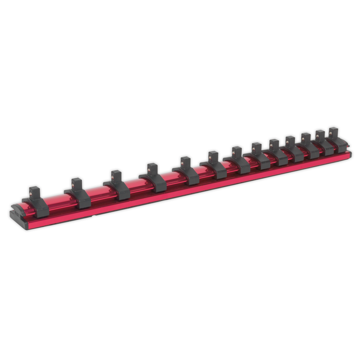 Magnetic Socket Retaining Rail with 13 Clips 1/4"Sq Drive AK27082