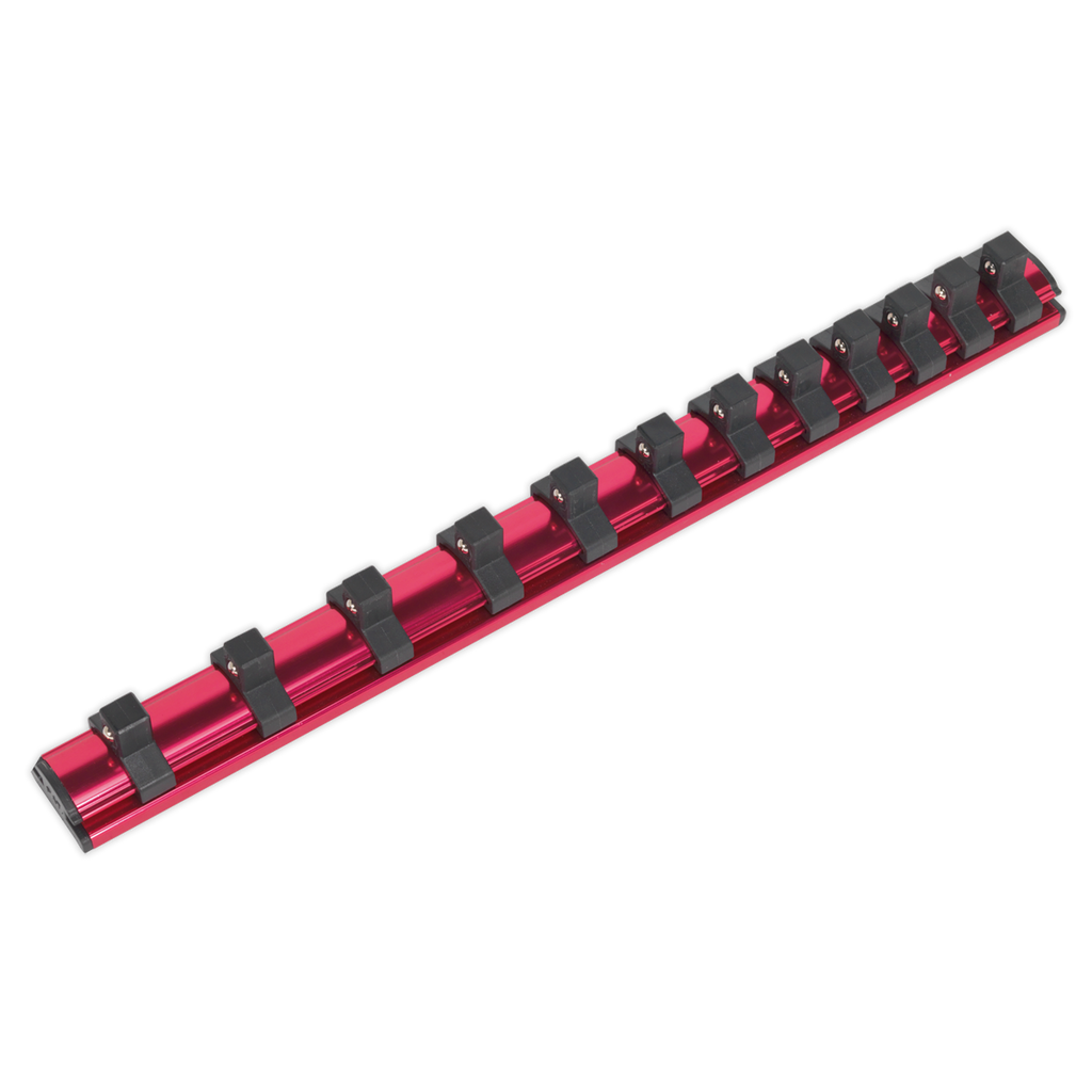 Magnetic Socket Retaining Rail with 12 Clips 3/8"Sq Drive AK27083