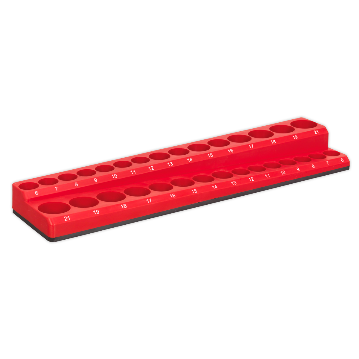 Magnetic Socket Holder 3/8"Sq Drive Capacity 30 Sockets AK27086