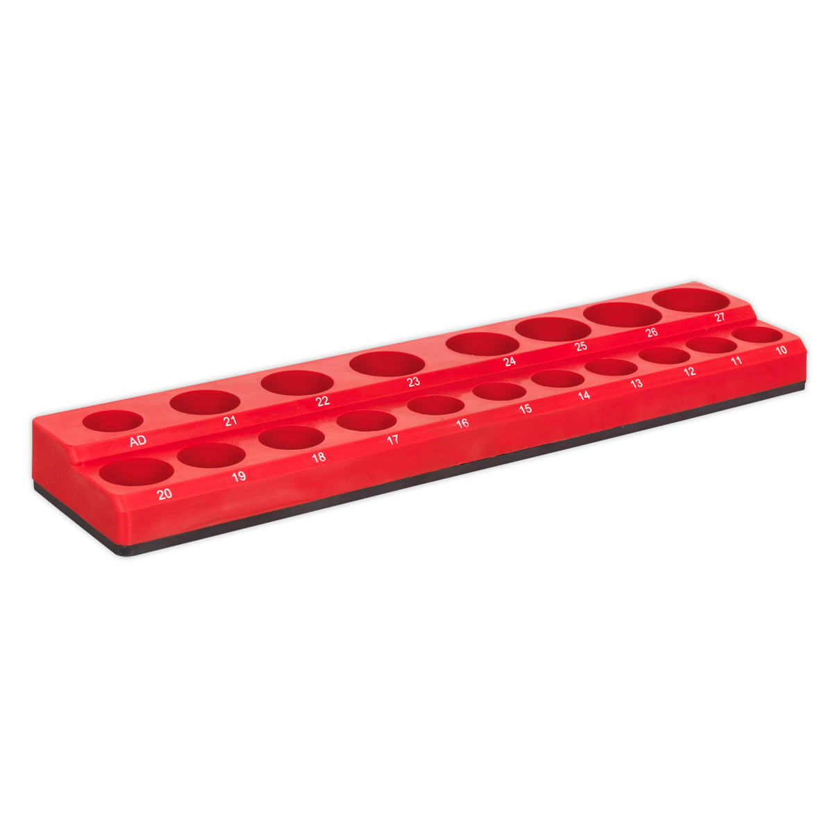 Magnetic Socket Holder 1/2"Sq Drive Capacity 19 Sockets AK27087