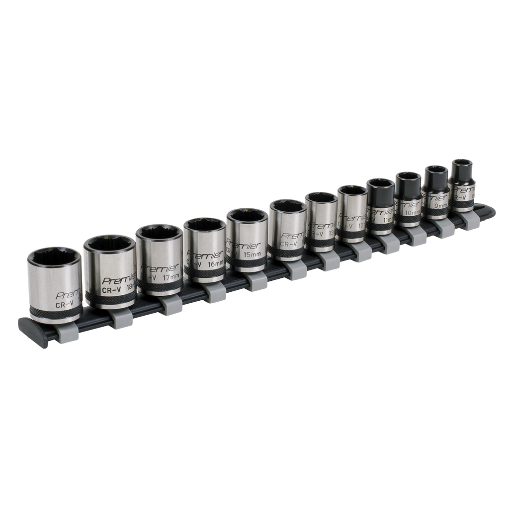 Lock-On™ Socket Set 3/8"Sq Drive 12pc AK2741B