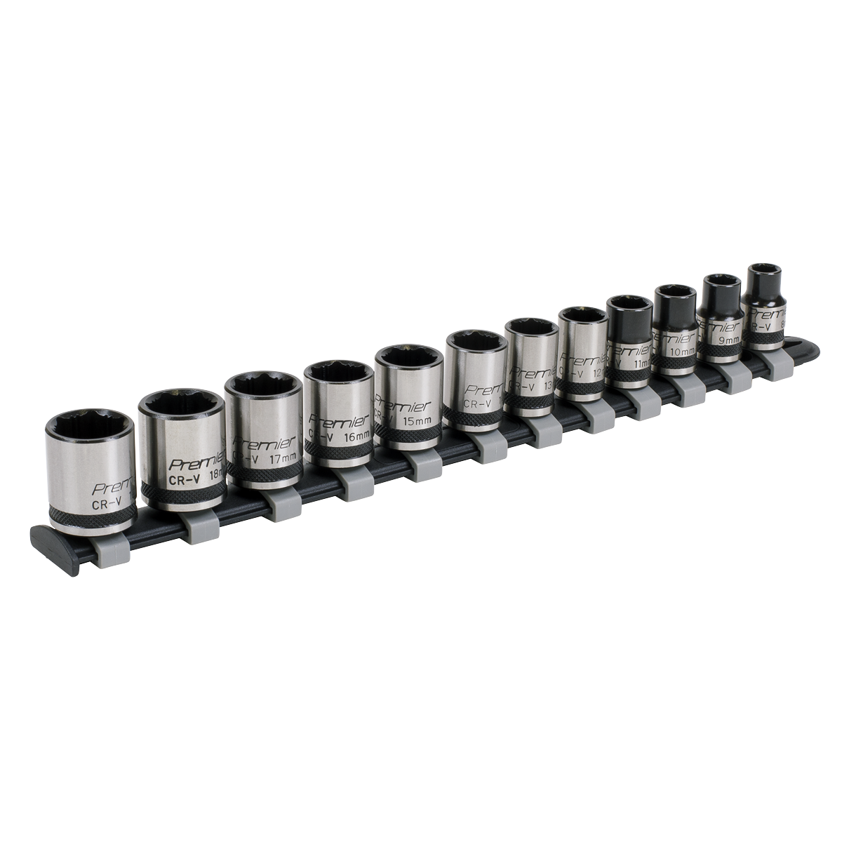 Lock-On™ Socket Set 3/8"Sq Drive 12pc AK2741B