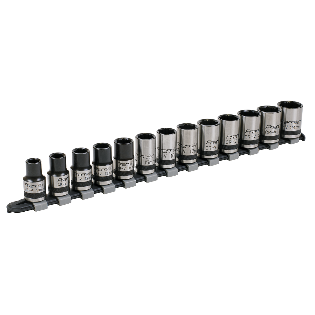 Lock-On™ Socket Set 1/2"Sq Drive 13pc AK2742B