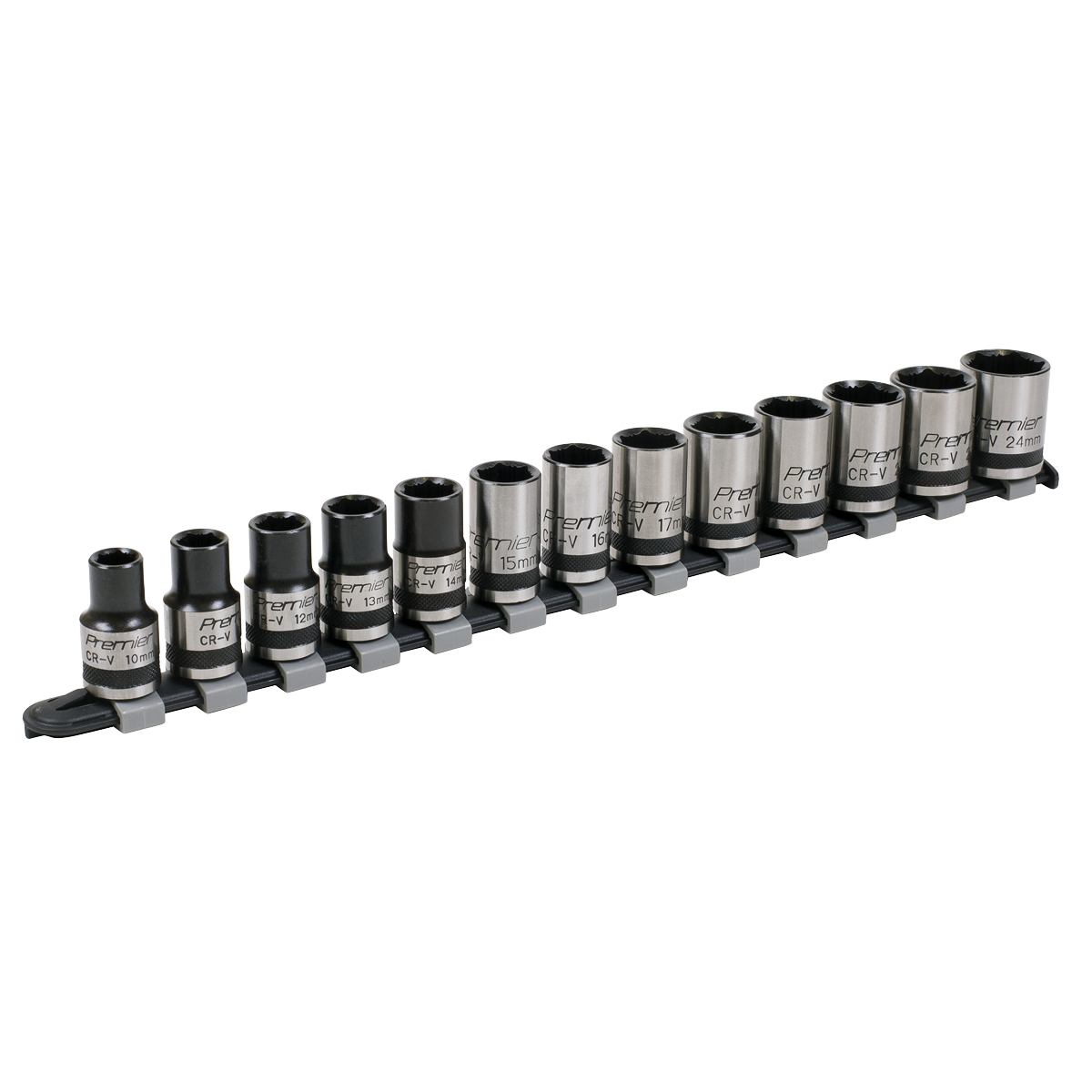 Lock-On™ Socket Set 1/2"Sq Drive 13pc AK2742B
