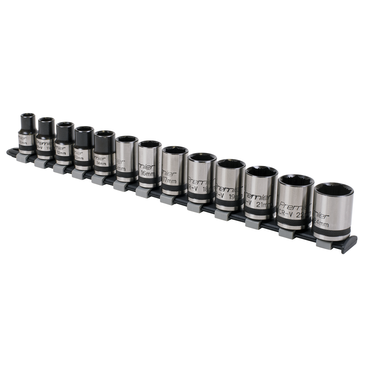 Lock-On™ Socket Set 1/2"Sq Drive 13pc AK2742B