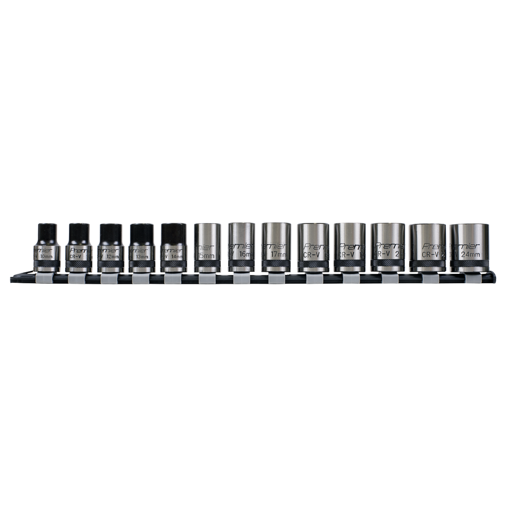 Lock-On™ Socket Set 1/2"Sq Drive 13pc AK2742B