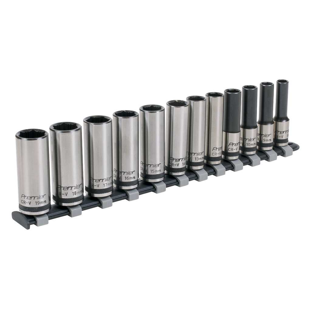 Deep Lock-On™ Socket Set 3/8"Sq Drive 12pc AK2744B
