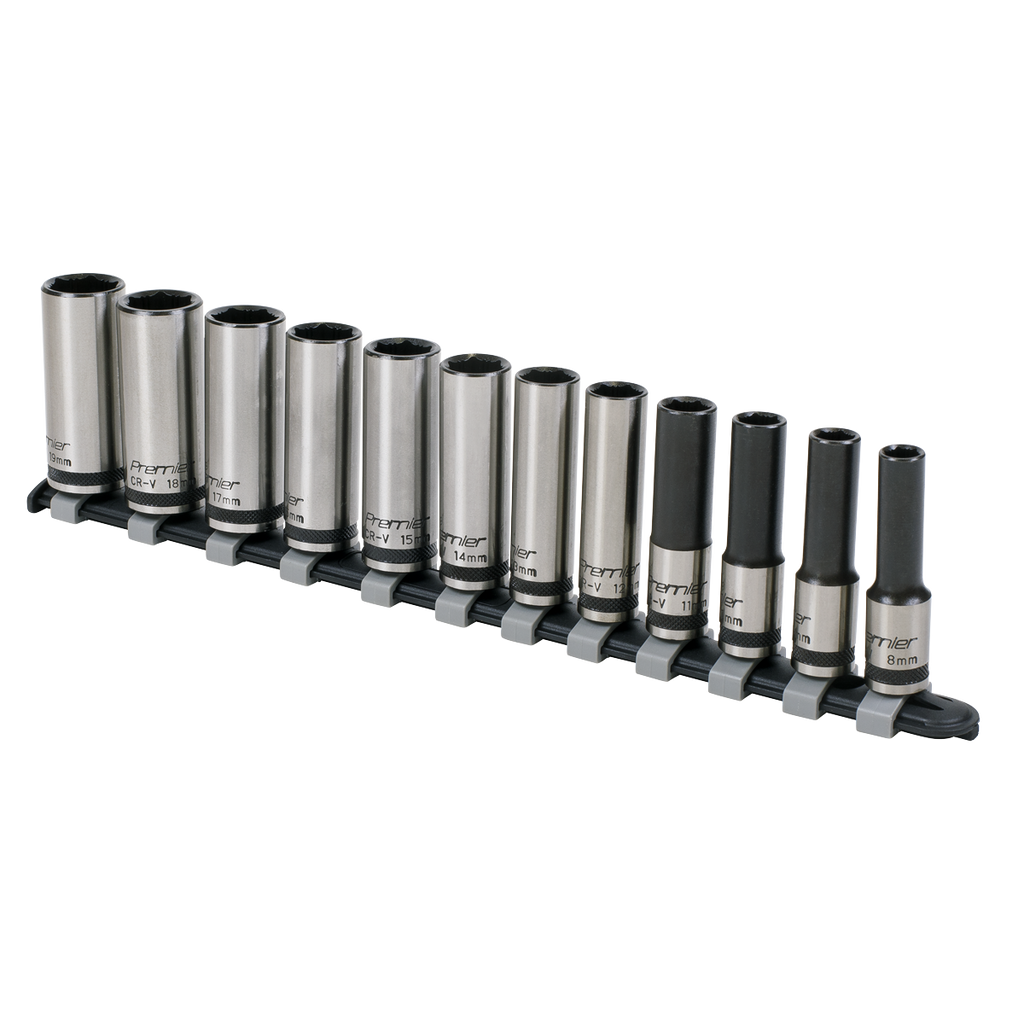 Deep Lock-On™ Socket Set 3/8"Sq Drive 12pc AK2744B