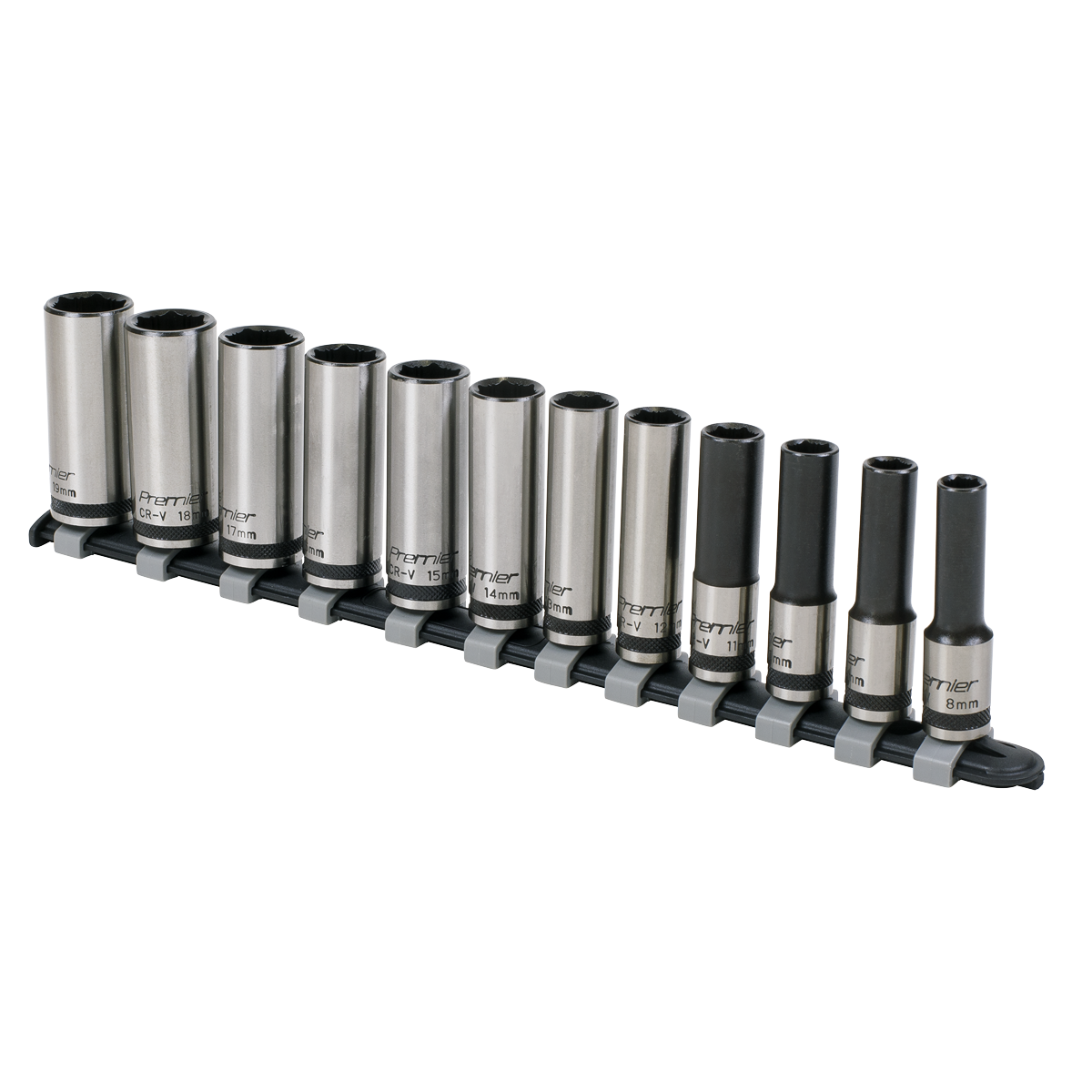 Deep Lock-On™ Socket Set 3/8"Sq Drive 12pc AK2744B