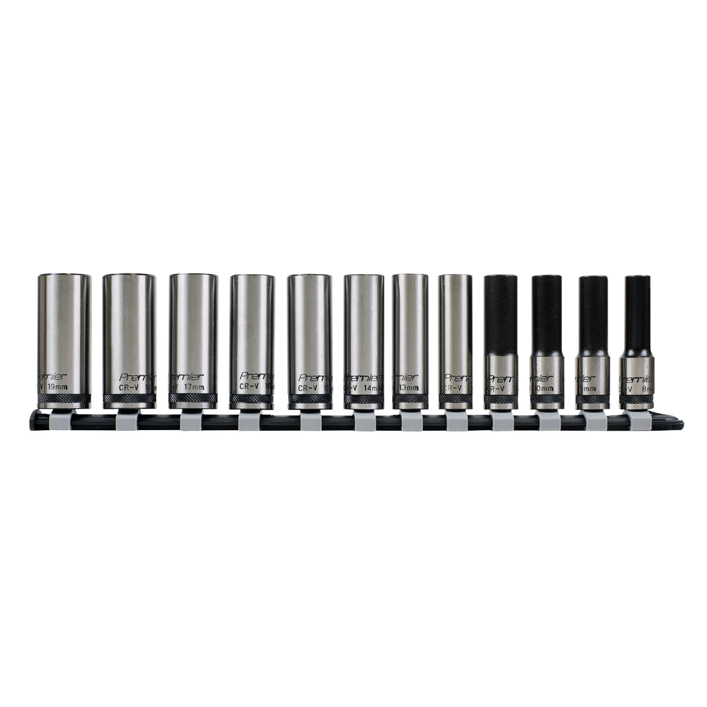 Deep Lock-On™ Socket Set 3/8"Sq Drive 12pc AK2744B