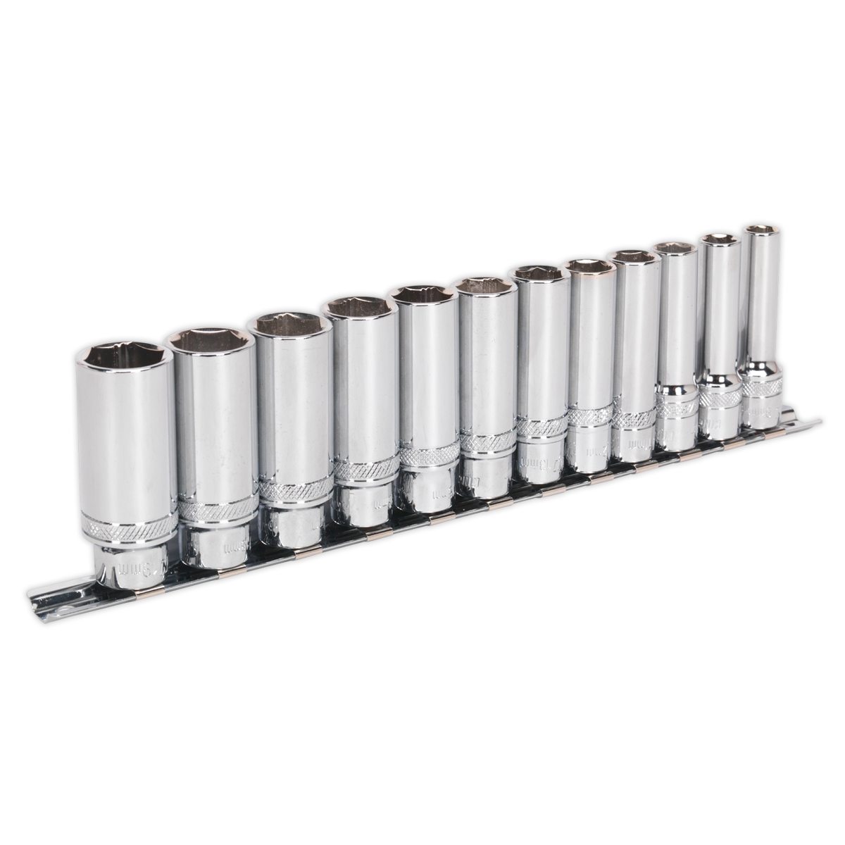 Deep Lock-On™ Socket Set 3/8"Sq Drive 12pc AK2744