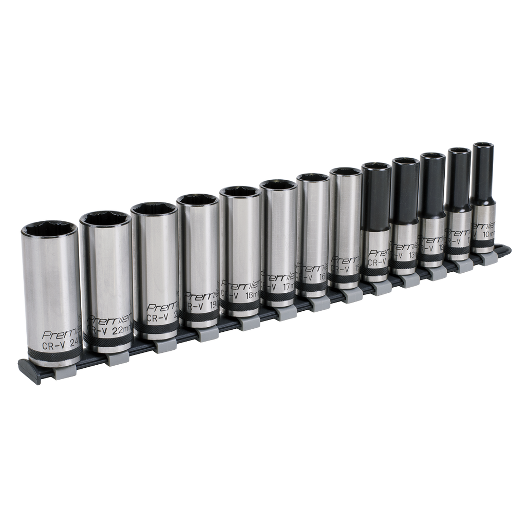 Deep Lock-On™ Socket Set 1/2"Sq Drive 13pc AK2745B