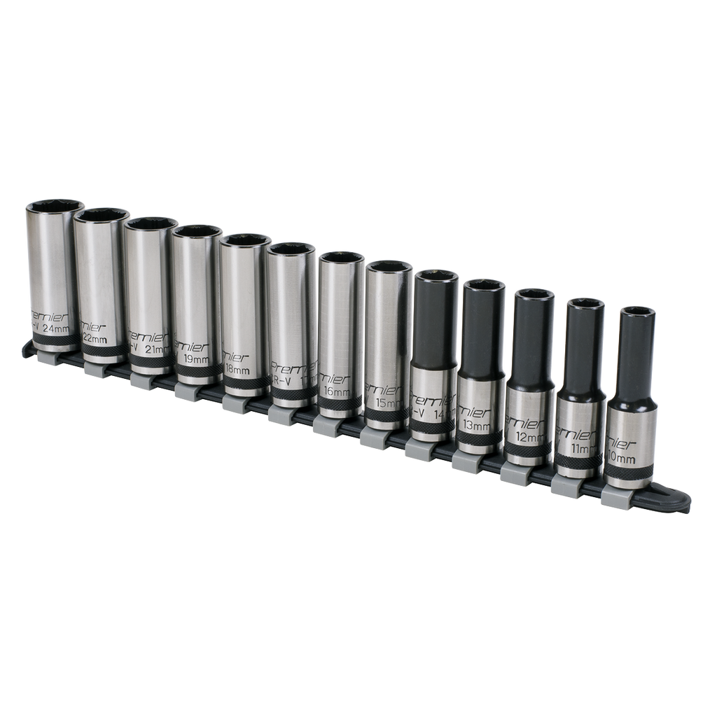 Deep Lock-On™ Socket Set 1/2"Sq Drive 13pc AK2745B