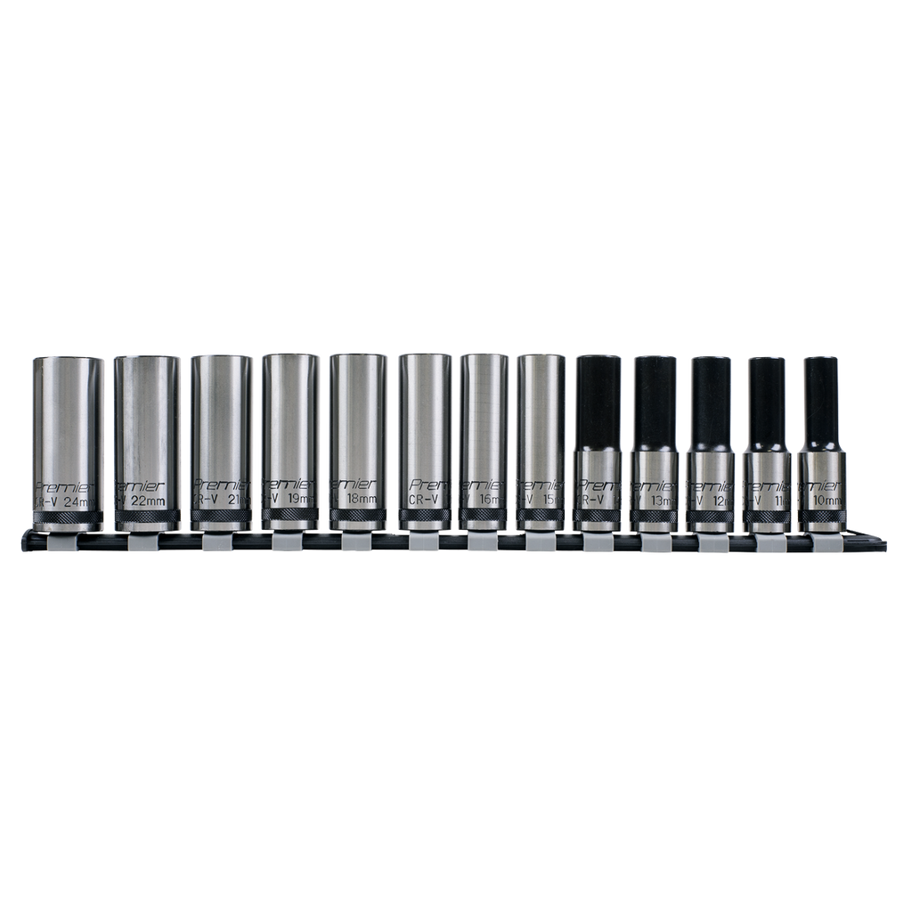 Deep Lock-On™ Socket Set 1/2"Sq Drive 13pc AK2745B