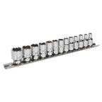Lock-On™ Socket Set 1/4"Sq Drive 13pc AK2746