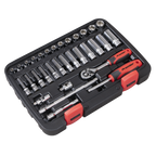 Lock-On™ Socket Set 1/4"Sq Drive 32pc AK27480
