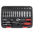 Lock-On™ Socket Set 1/4"Sq Drive 32pc AK27480