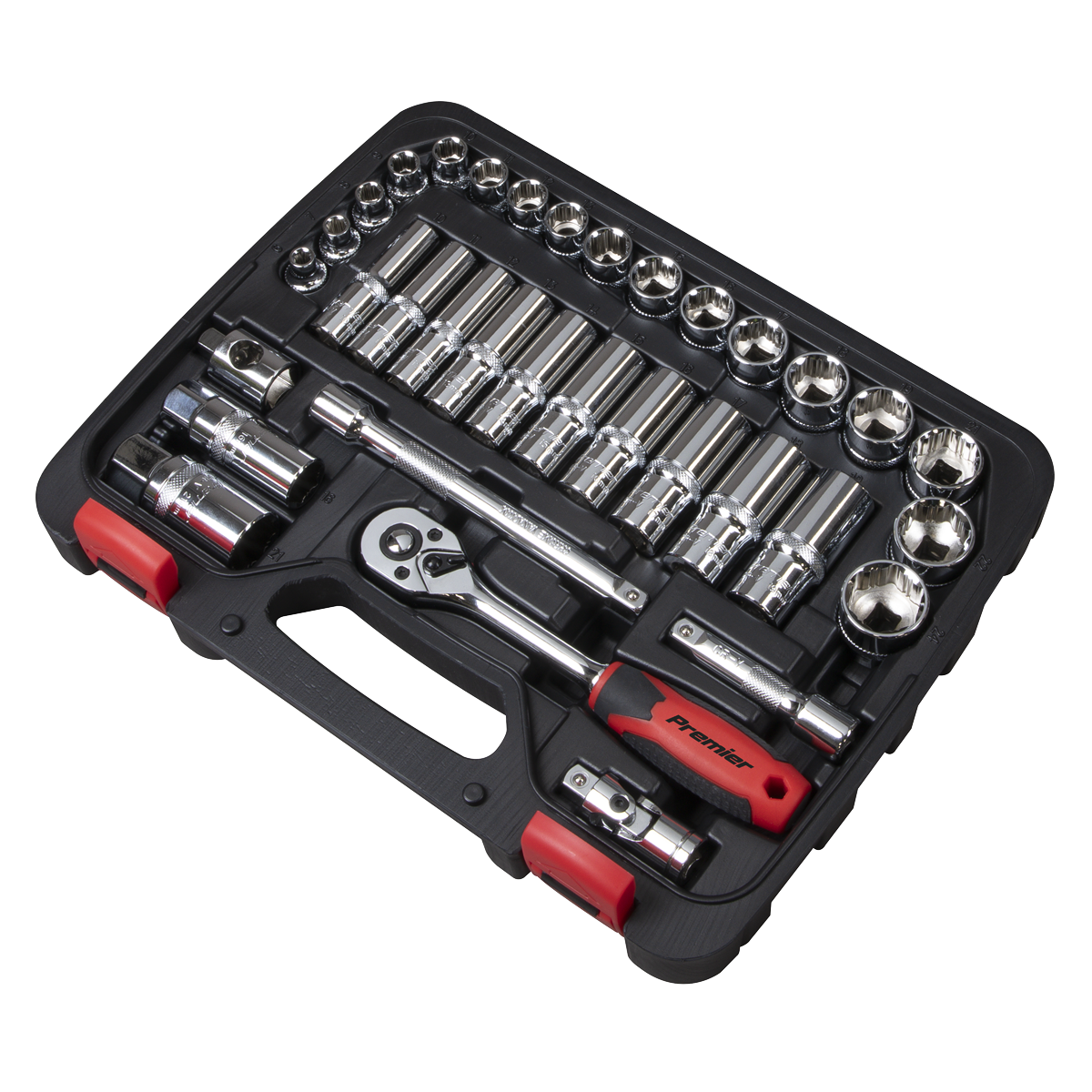 Lock-On™ Socket Set 3/8"Sq Drive 34pc AK27481
