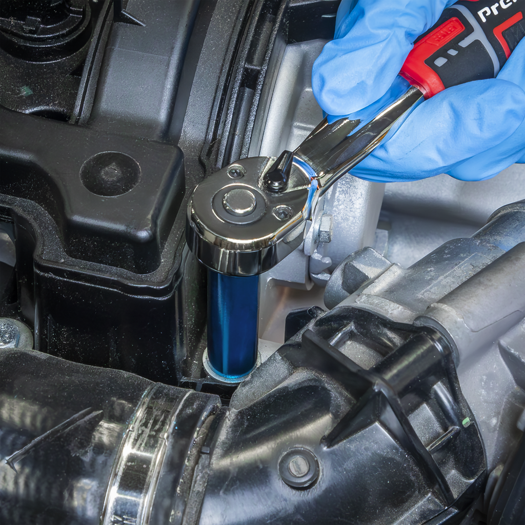 Deep Multi-Coloured Socket Set 1/4"Sq Drive 12pc AK282D