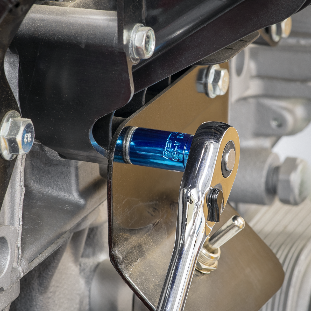 Multi-Coloured Socket Set 1/4"Sq Drive 12pc AK282