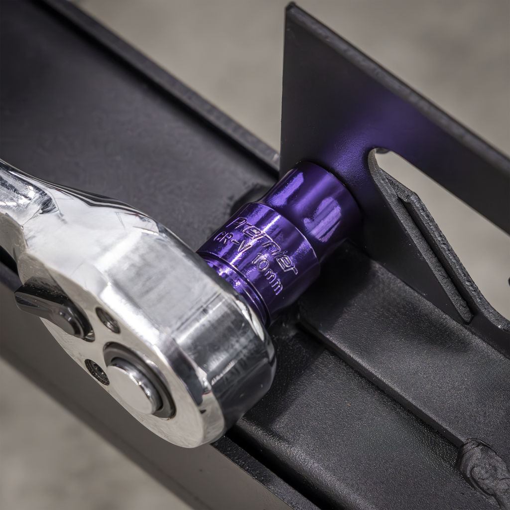 Multi-Coloured Socket Set 3/8"Sq Drive 10pc AK285