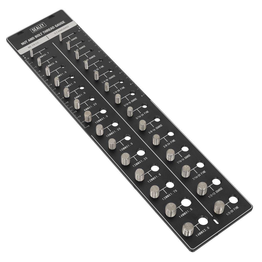 Metric/Imperial Nut & Bolt Thread Checker AK28