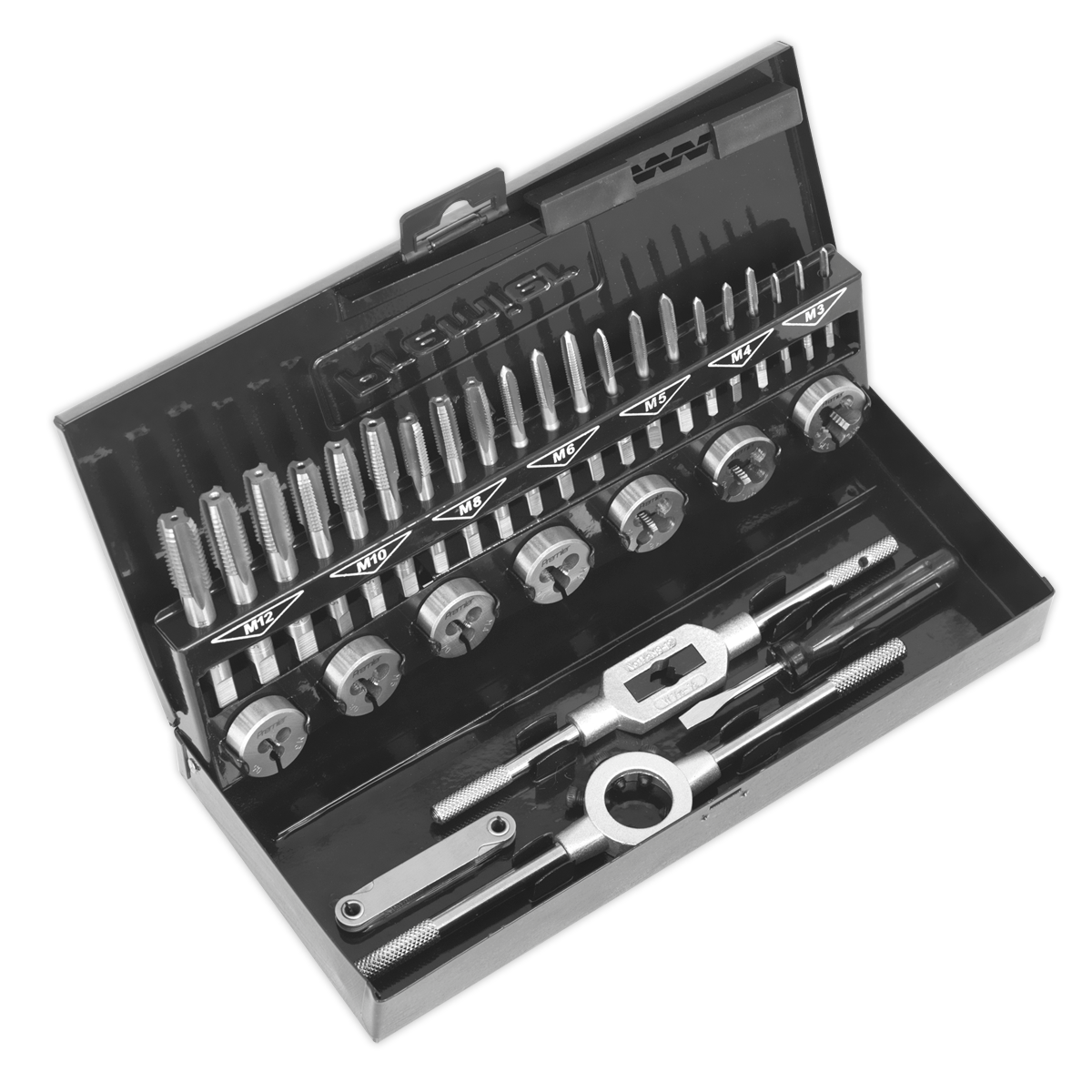 Tap & Die Set Split Dies 32pc - HSS 4341 AK3015HSS