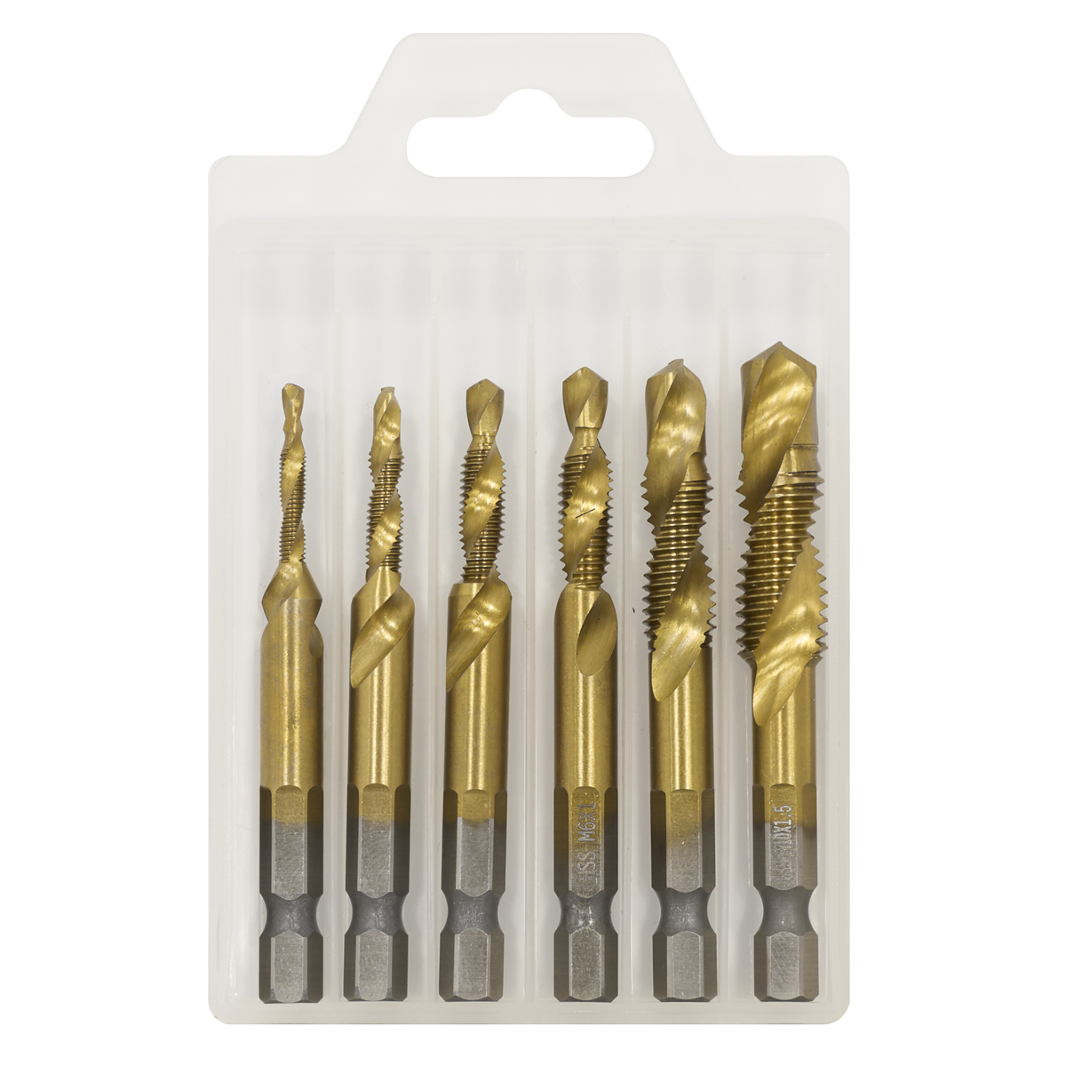 Combination Drill & Tap Bit Set 6pc AK3025