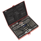 Metric/UNF/BSP Tap & Die Set Split Dies 33pc AK3033