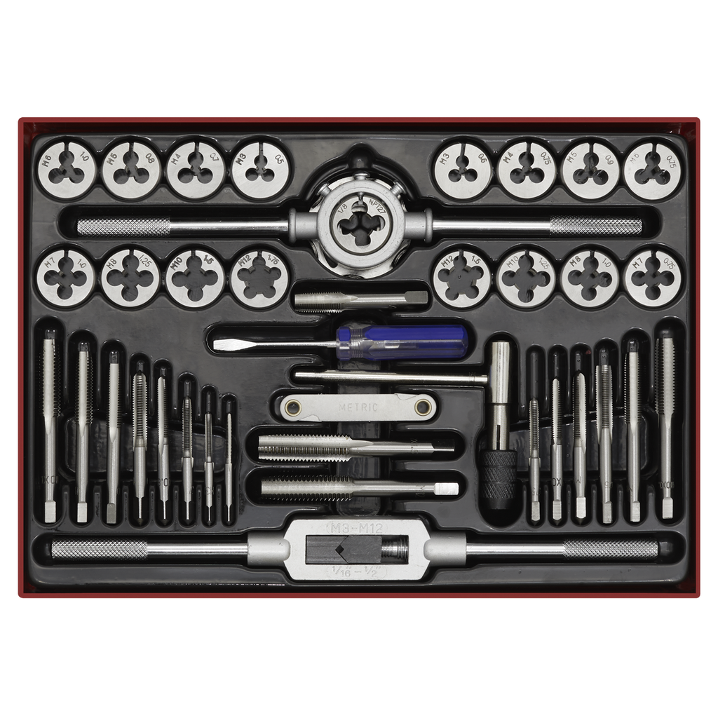 Tap & Die Set Split Dies 40pc AK3040