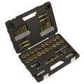 Metric & Imperial Titanium Coated Hexagonal Tap & Die Set 46pc AK3046