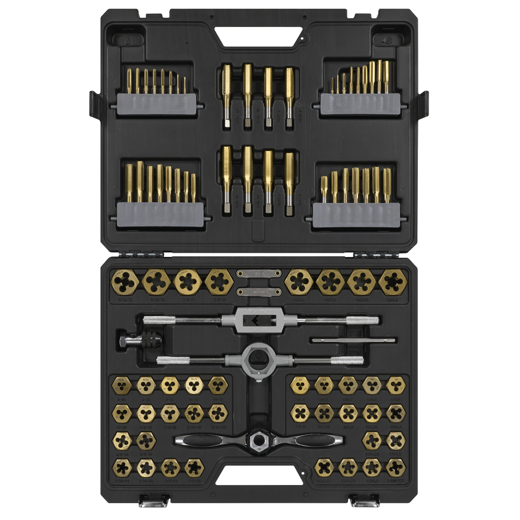 Metric/Imperial Hexagonal Tap & Die Set 86pc AK3086HIM