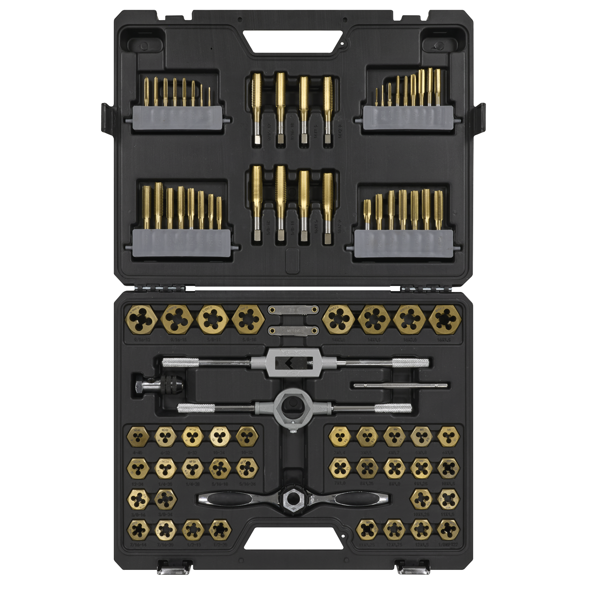 Metric/Imperial Hexagonal Tap & Die Set 86pc AK3086HIM