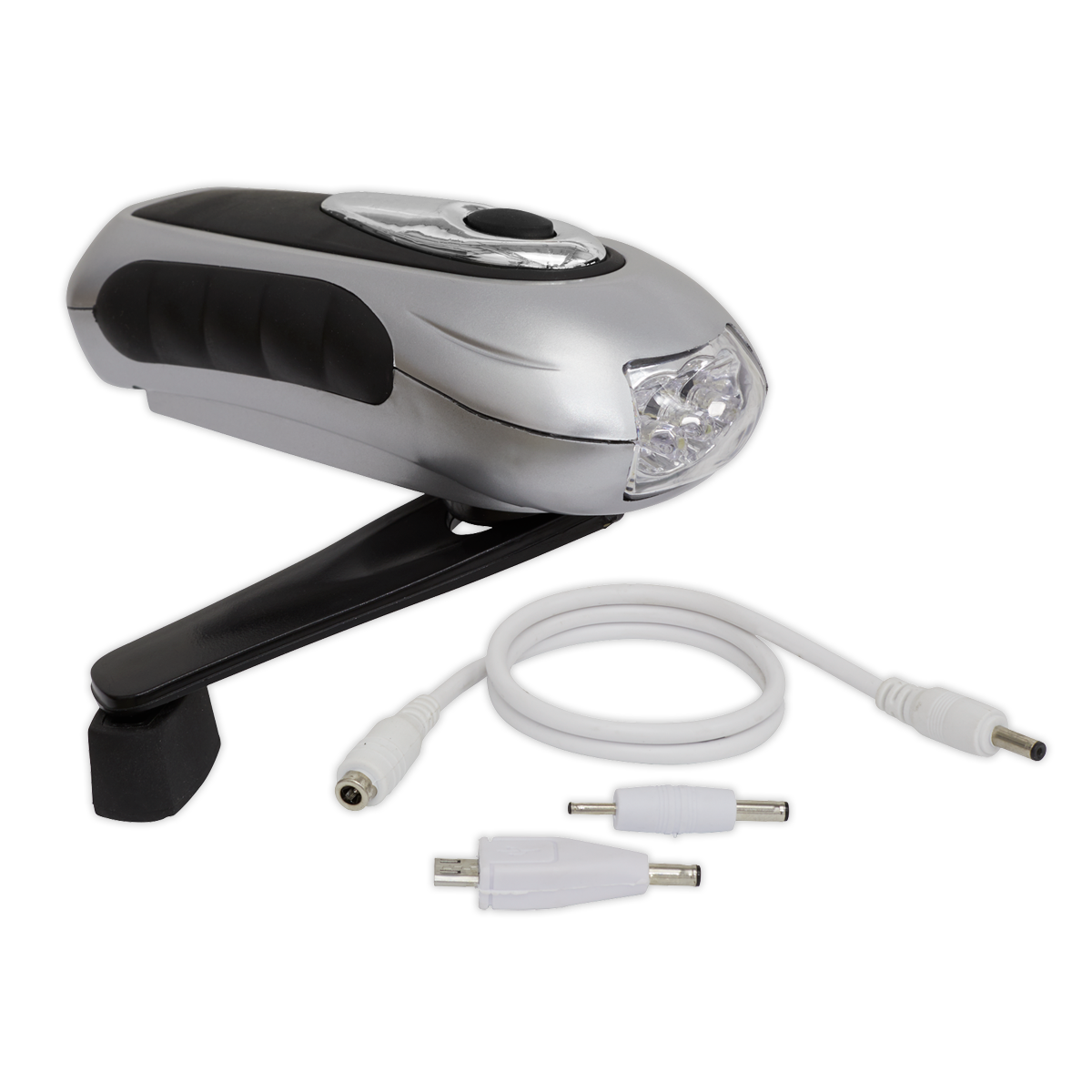 Rechargeable Wind-Up Torch 3 LED AK3305