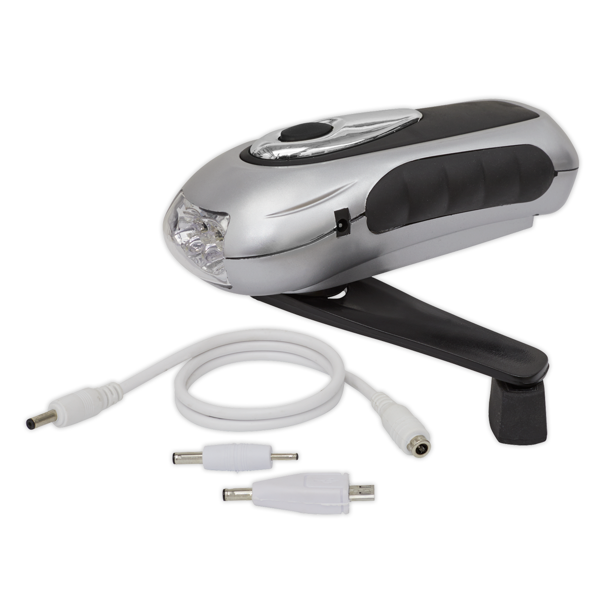 Rechargeable Wind-Up Torch 3 LED AK3305