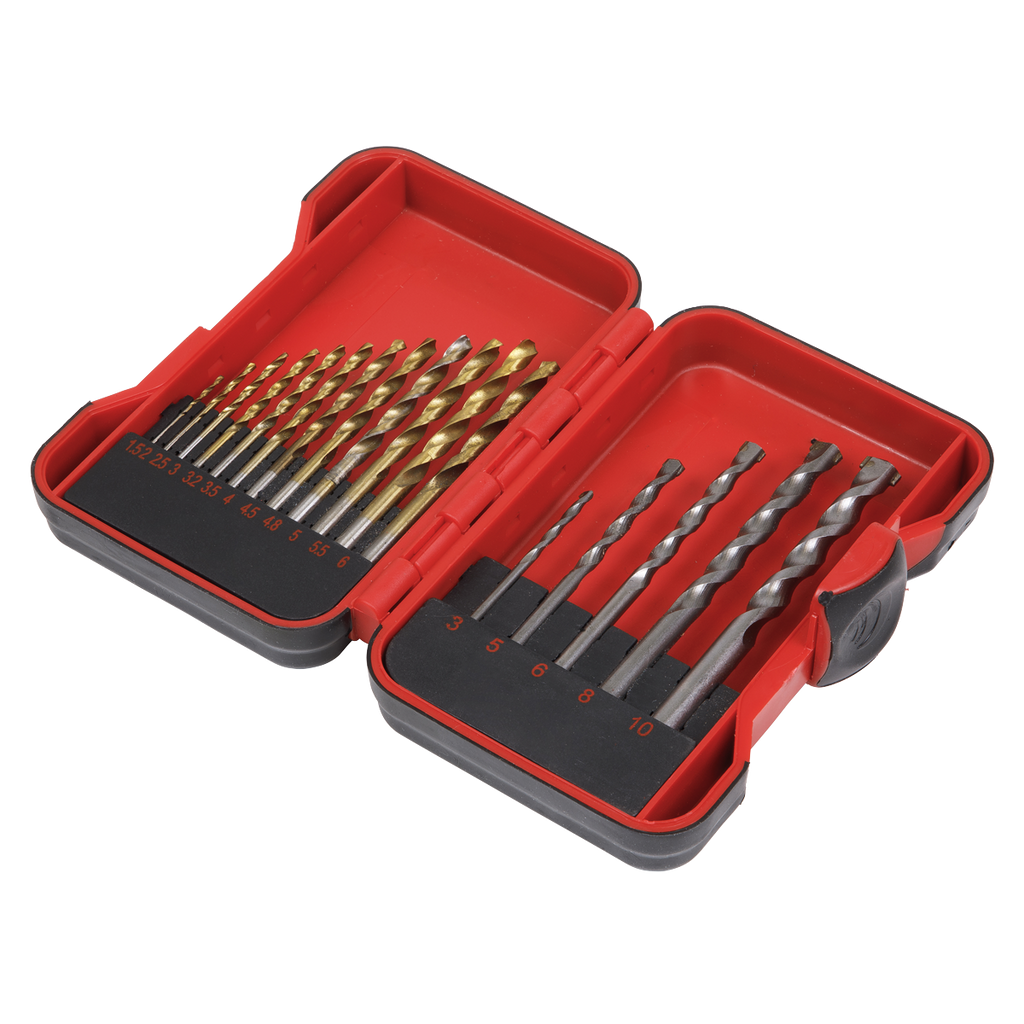 HSS/Masonry Drill Bit Set 17pc AK3717TCM