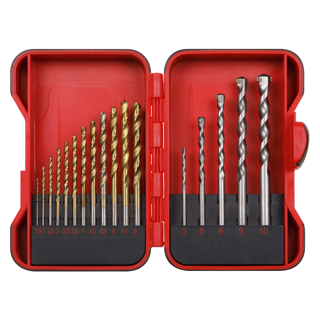 HSS/Masonry Drill Bit Set 17pc AK3717TCM