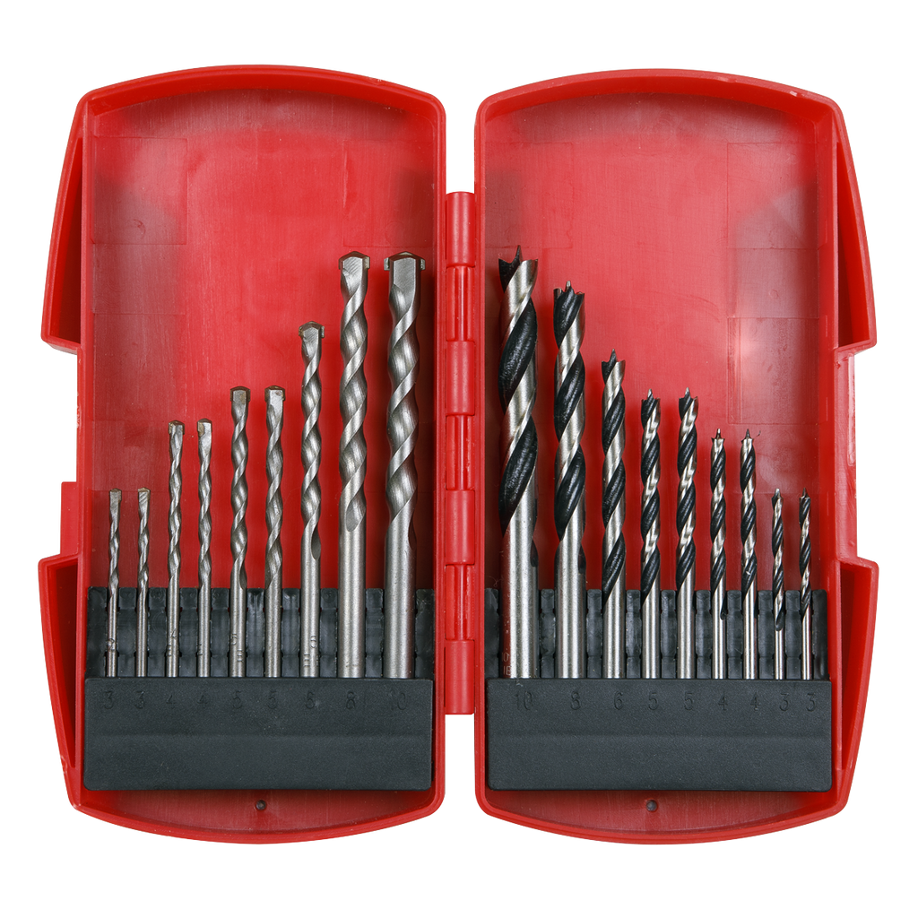 Wood/Masonry Drill Bit Set 18pc AK3718MW