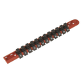 Socket Retaining Rail with 12 Clips 3/8"Sq Drive AK3812
