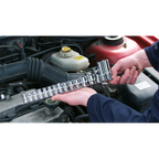 Socket Retaining Rail with 14 Clips 3/8"Sq Drive AK3814
