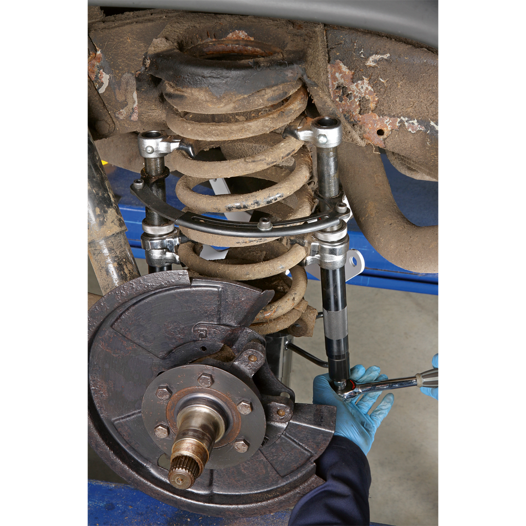 Heavy-Duty Coil Spring Compressor Set 1200kg 2pc AK3843
